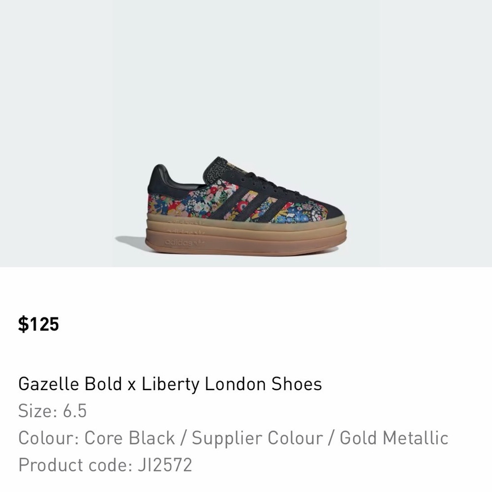 Adidas Gazelle x Liberty